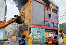 Premis perniagaan empat tingkat terbakar di Bentong