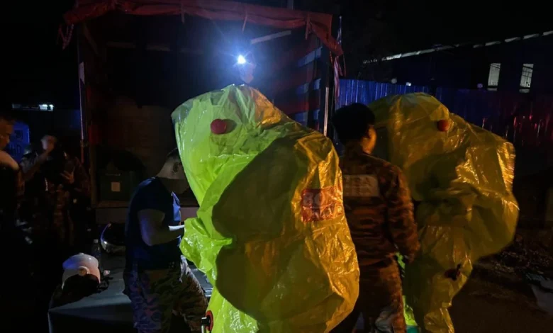 Lapan jam bersihkan tumpahan bahan kimia di jalan