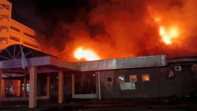 Dewan masyarakat berusia lebih 60 tahun musnah terbakar