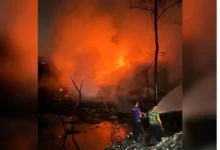 Bomba padam api di tapak pelulusan sampah haram 20 jam sehari