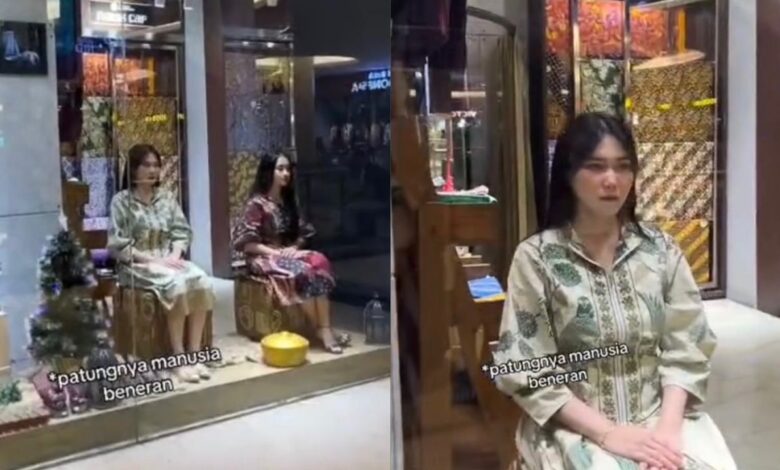 Butik guna manusia jadi ‘mannequin’