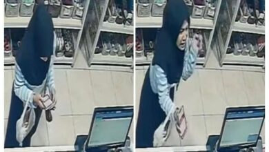 Wanita terkejut puntianak mengilai di kedai serbaneka