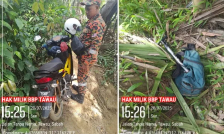 Lelaki hilang ketika memancing, motosikal dan kasut ditemui di tebing sungai