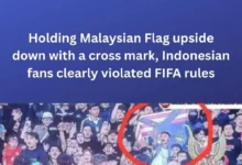Penyokong Indonesia 'bikin panas' pegang Jalur Gemilang terbalik?