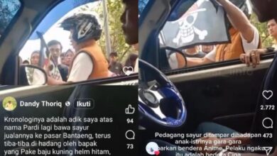 Askar tampar pemandu pikap kibar bendera lanun