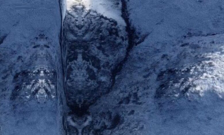 Netizen jumpa bentuk wajah makhluk asing di gunung Chile