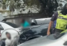 Tiga lelaki ditahan curi kabel, rempuh kenderaan ketika cuba larikan diri