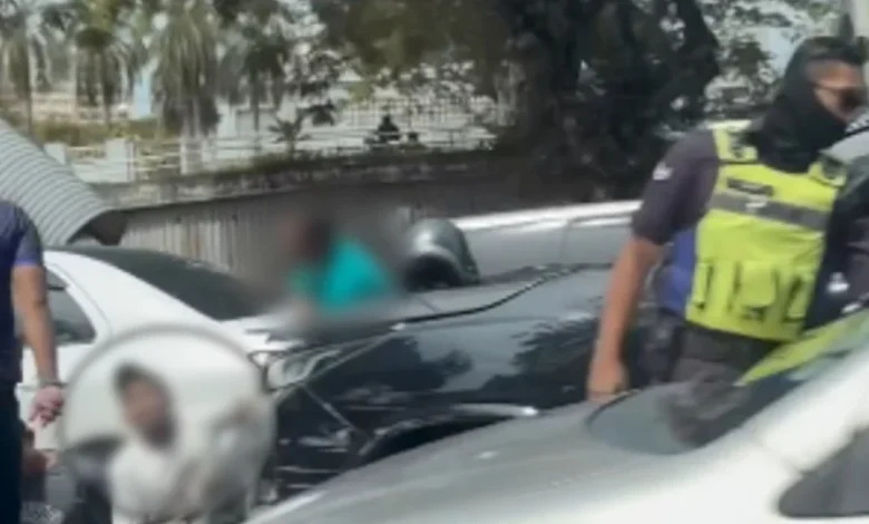 Tiga lelaki ditahan curi kabel, rempuh kenderaan ketika cuba larikan diri