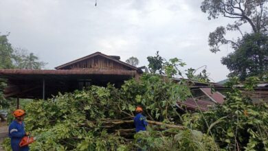 60 rumah daripada 8 kampung di Sik rosak akibat ribut