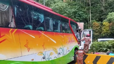 Dua cedera bas persiaran rempuh 2 kenderaan di Genting Highlands