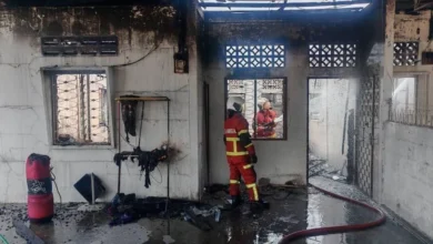 Dua warga asing maut, lima cedera dalam kebakaran rumah
