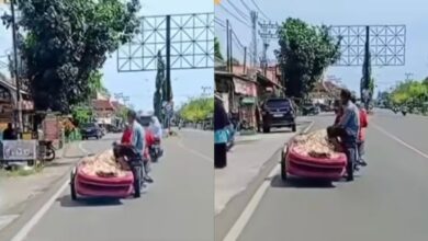 Ambulans mahal, jenazah dibawa naik motosikal roda tiga