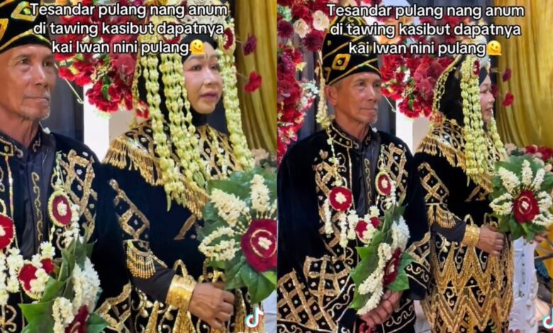 Cinta tak mengenal usia, datuk kahwin nenek