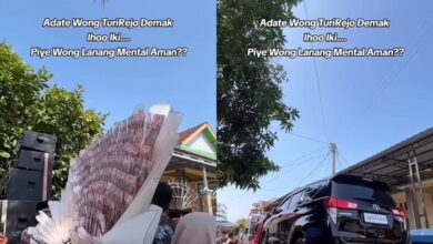 Angkut Inova naik lori, serah hantaran majlis tunang