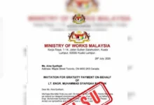Menteri Kerja Raya nafi keluarkan surat bayaran gratuiti