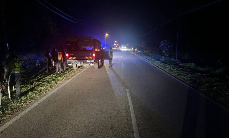 2 penunggang basikal maut, seorang parah dirempuh ketika lawan arus