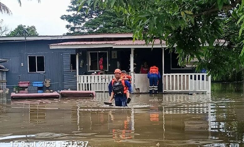 Banjir, tanah runtuh di Tuaran, penduduk diminta berjaga-jaga
