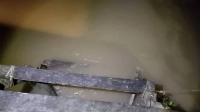 Hanya ada selipar dan tuala, warga emas dikhuatiri disambar buaya ketika mandi sungai