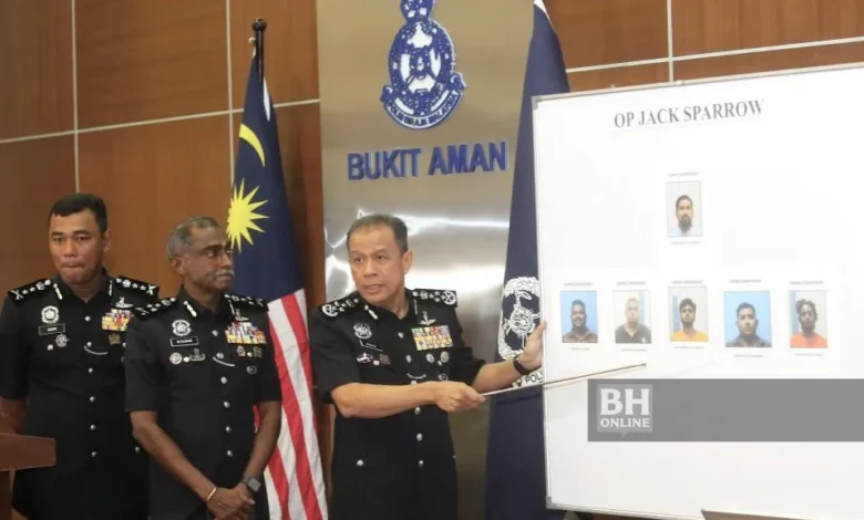 Geng mengganas di Taman Sentosa Klang, Brickfields dan Cheras tumpas