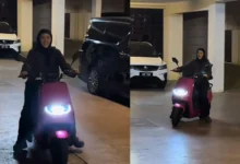 Aksi Shila Amzah Menunggang Motorsikal Elektrik [VIDEO]