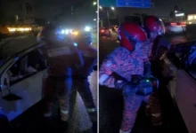 Kereta terbabas, 3 parah, seorang cedera ringan