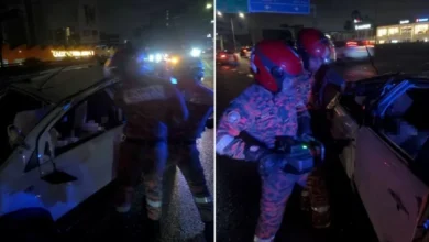 Kereta terbabas, 3 parah, seorang cedera ringan