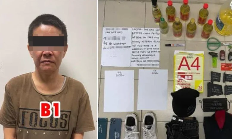 Wanita ditahan ugut, khianat dengan api