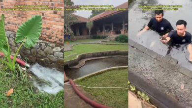 Bomba diminta keringkan kolam sedalam 2 meter, cari iPhone 15 Pro Max hilang