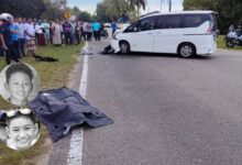 Dua pelajar Tingkatan Satu maut motosikal dinaiki langgar kereta