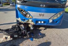 Remaja maut terperosok bawah bas selepas kemalangan