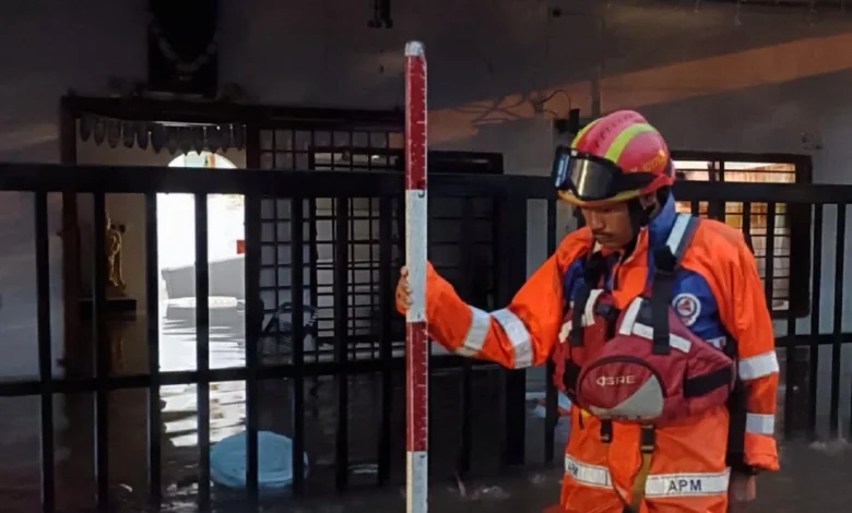 41 rumah di daerah Kubang Pasu, beberapa lokasi di Pokok Sena dinaiki air