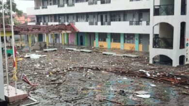 Banting dilanda ribut, sebuah sekolah terjejas teruk