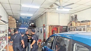 Action against seven illegal car workshops in Klang