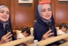 Telatah Afwa Tidur Semasa Siti Nurhaliza Sedang Live [VIDEO]