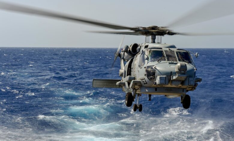 Helikopter, jet pejuang Amerika terhempas di Laut China Selatan