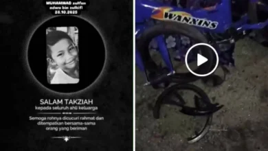 Budak 4 tahun maut dilanggar Perodua Alza dekat Surau Pak Mahat