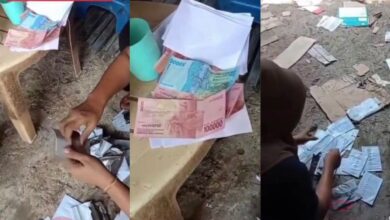 Rezeki pengutip sampah jumpa puluhan sampul surat penuh wang