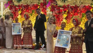 Tak main salam kaut, pengantin dapat rumah hadiah kahwin