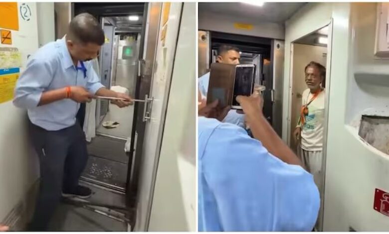 Penumpang tren 6 jam kunci diri dalam tandas