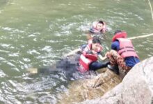 2 jam selepas hilang, jasad pemuda ditemukan 5m di dasar sungai
