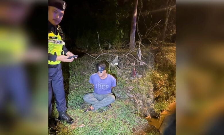 Pemandu lori dilarikan sejauh 34km sebelum ditinggalkan dengan tangan terikat, mata ditutup