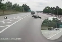 Anggota trafik cedera dilanggar ketika iringi delegasi ASEAN