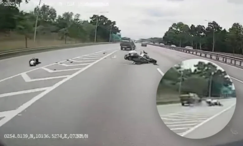 Anggota trafik cedera dilanggar ketika iringi delegasi ASEAN