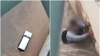 Man missing after being swept away by water surge near Pintasan Saloma