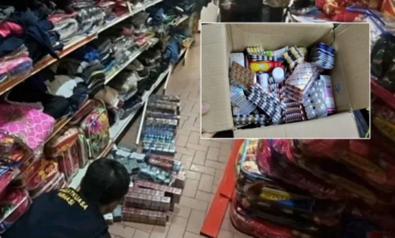 8 premis 'port' warga asing diserbu, produk dan kosmetik tak berdaftar lebih RM80,000 dirampas