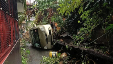 Landslide hits Taman United, 104 units evacuated as cars buried in Kuala Lumpur