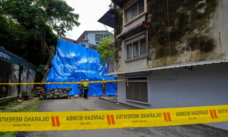 Pembaikan cerun di Taman United dijangka bermula akhir minggu ini - DBKL