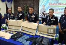 Tiga penyamun Geng DT tetak polis ditembak mati di ladang sawit