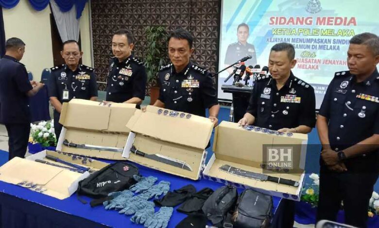 Tiga penyamun Geng DT tetak polis ditembak mati di ladang sawit