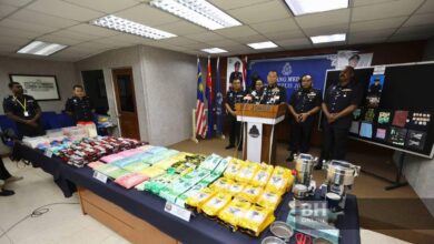 Polis Johor rampas 115kg dadah bernilai lebih RM11 juta dalam serbuan di rumah teres